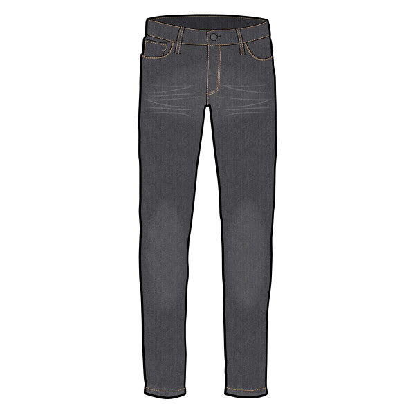Spada Spada mens drifter jeans short leg washed black size 28